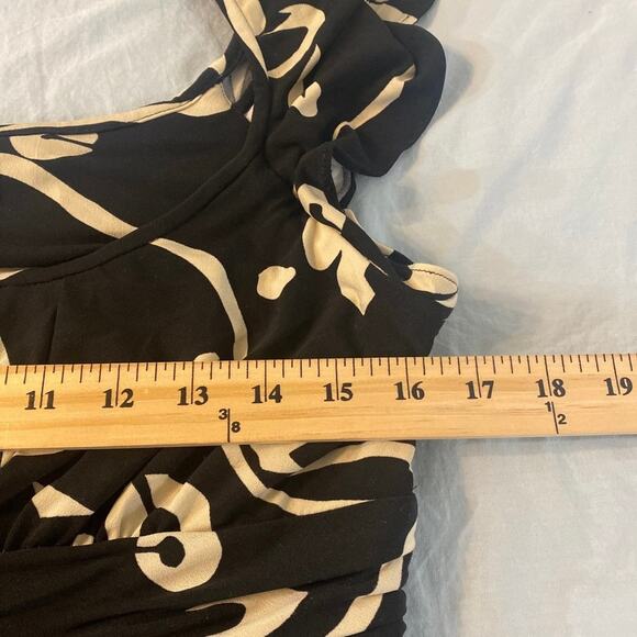 Jones New York Convertible Flutter Sleeve Dress Size 8 - Picture 5 of 7